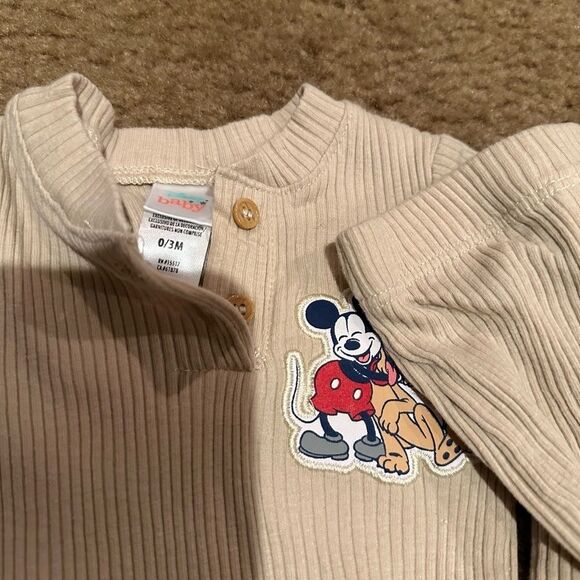 Disney Mickey Mouse Two Piece Baby Outfit Bundle Size 0-3 M - Picture 3 of 12